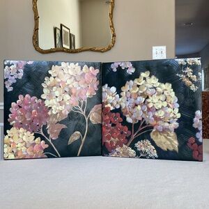 Hydrangea Canvas Prints Upscale Vintage Luxury Home Decor
